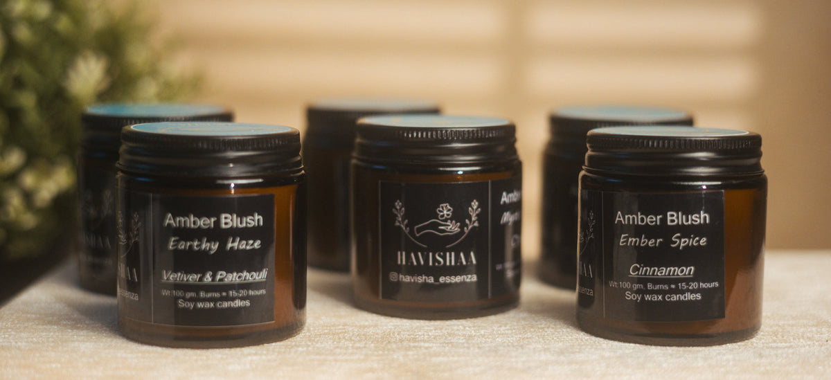 Amber Blush Candles