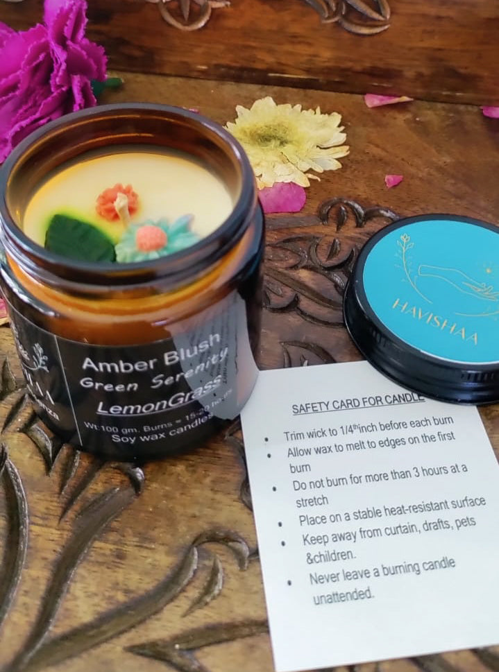 Amber Blush:Green Serenity