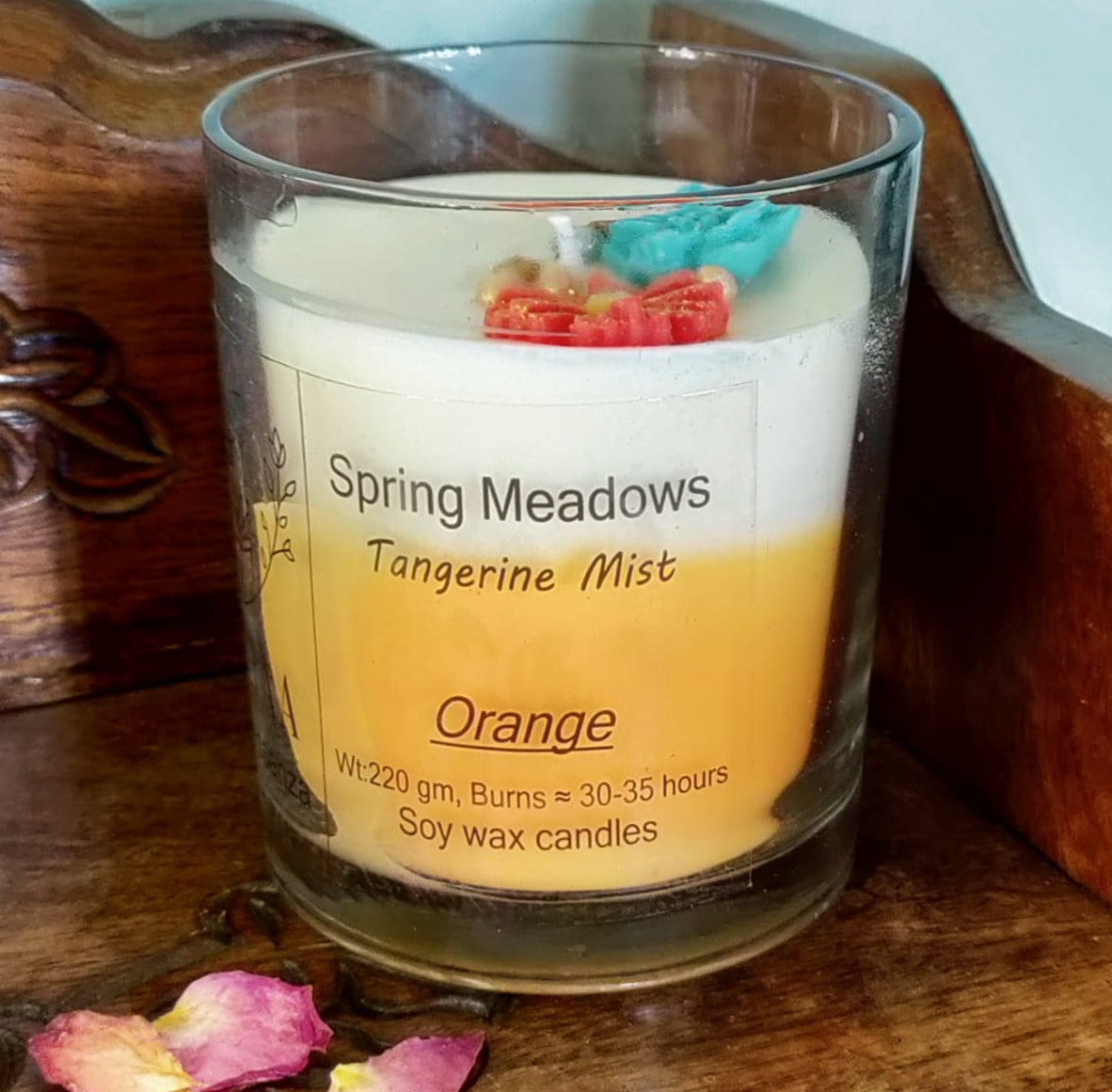 Spring Meadow: Tangerine Mist