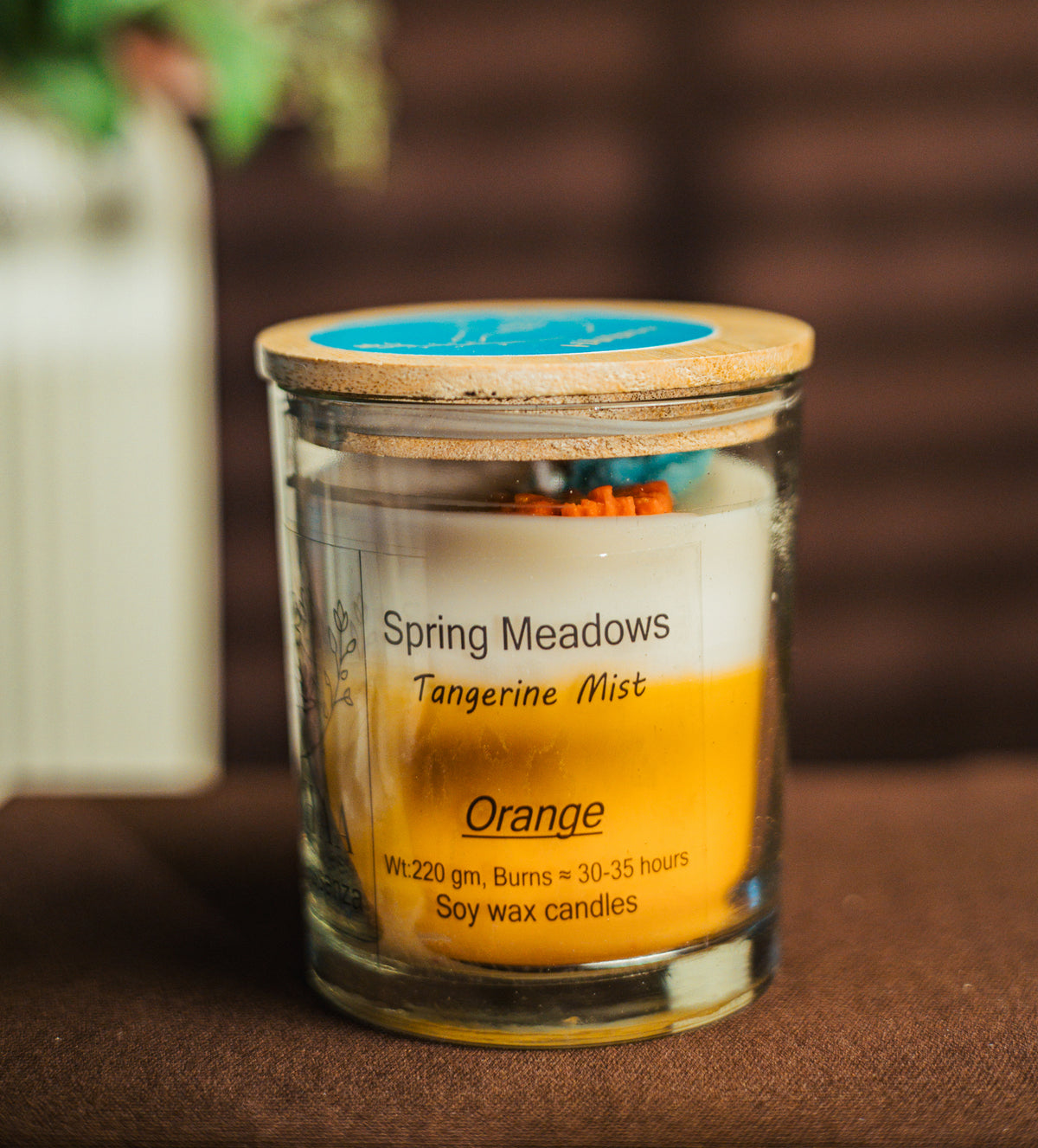 Spring Meadow: Tangerine Mist