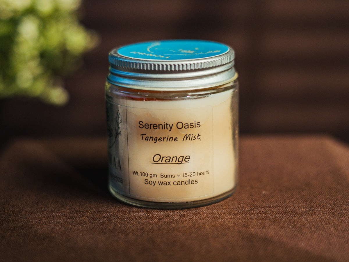 Serenity Oasis: Tangerine Mist